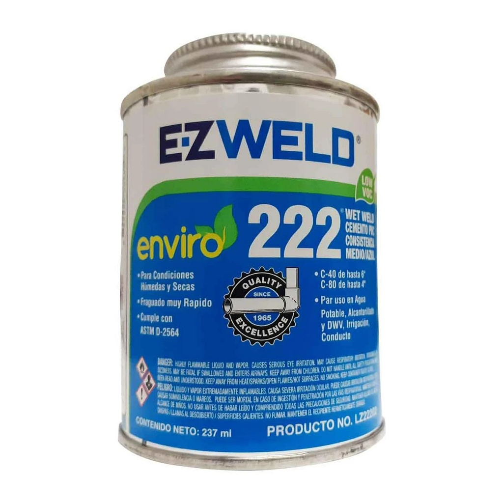 Pegamento cemento EZWELD para PVC