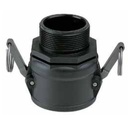 [FLLC907] Acople hembra roscado macho COVERLINE PE  con junta Ø50 - 1½"