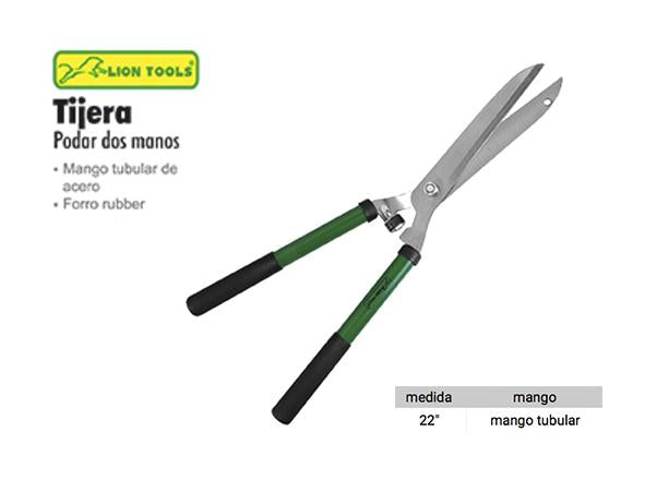 Tijera de 22" marca LION para podar