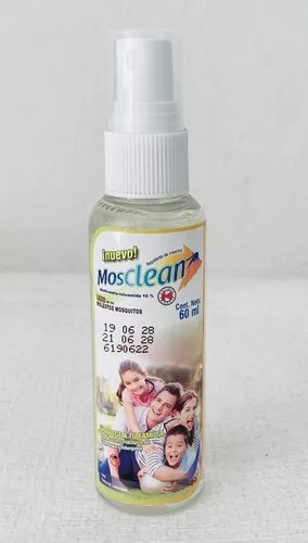 Repelente MOSCLEAN contra mosquitos. 60mL