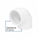 [FLLC1037] Codo 90° PVC 2"