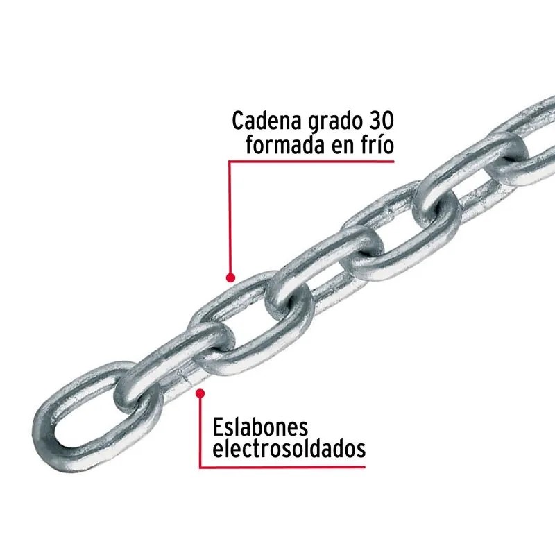 Cadena galvanizada 25,2 metros