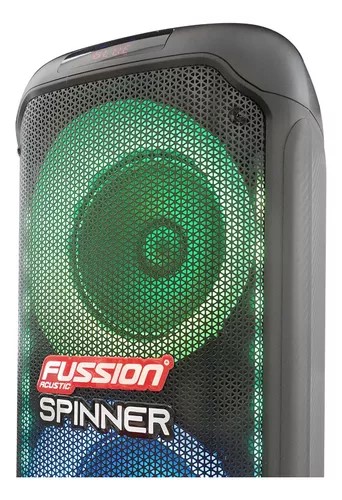 Bocina recargable 8" con Bluetooth Fussion Spinner