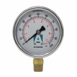 [FLL1579] Manómetro de glicerina de 0 a 100 psi